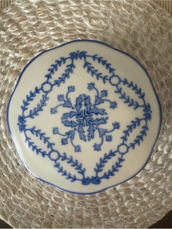Pottery Barn Other - Pottery Barn Mark D. Sikes Navy Blue Trinket Box